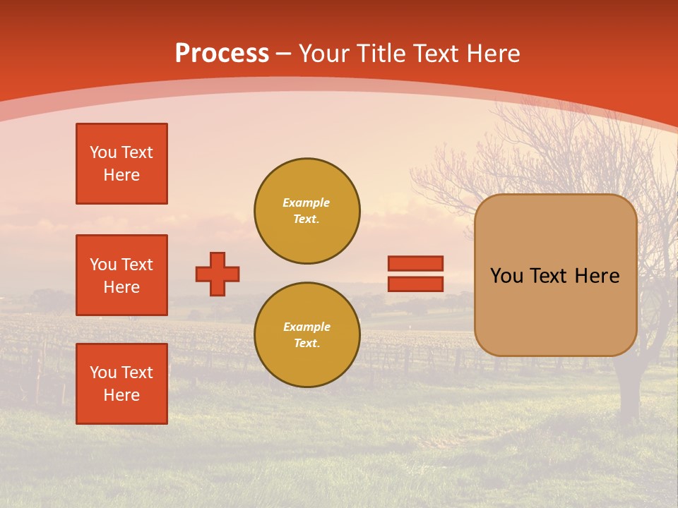 Field Chardonnay Travel PowerPoint Template