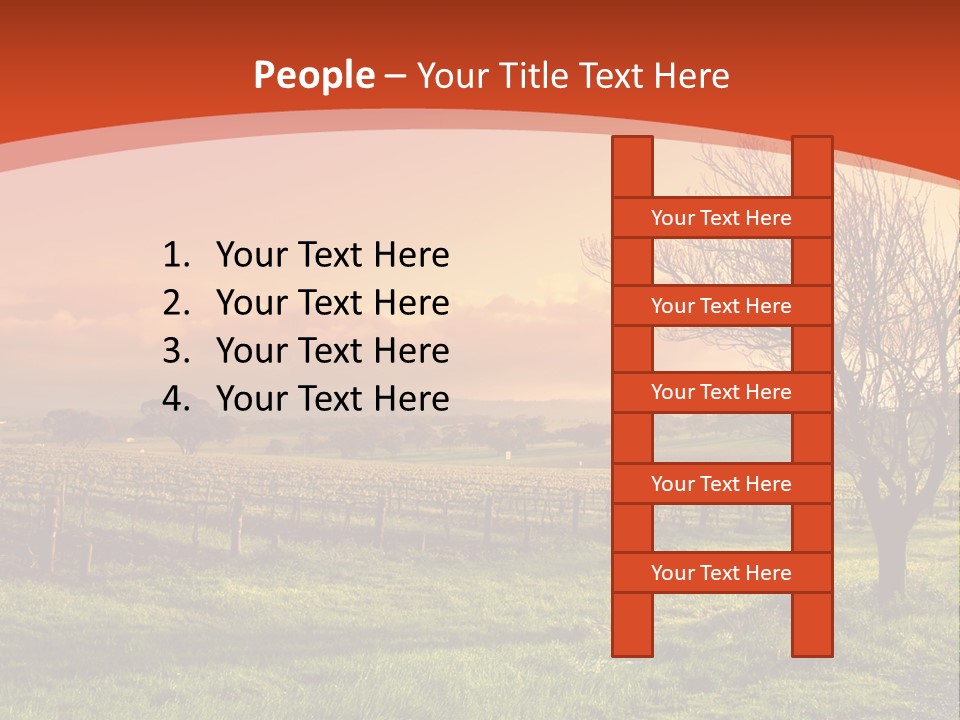 Field Chardonnay Travel PowerPoint Template