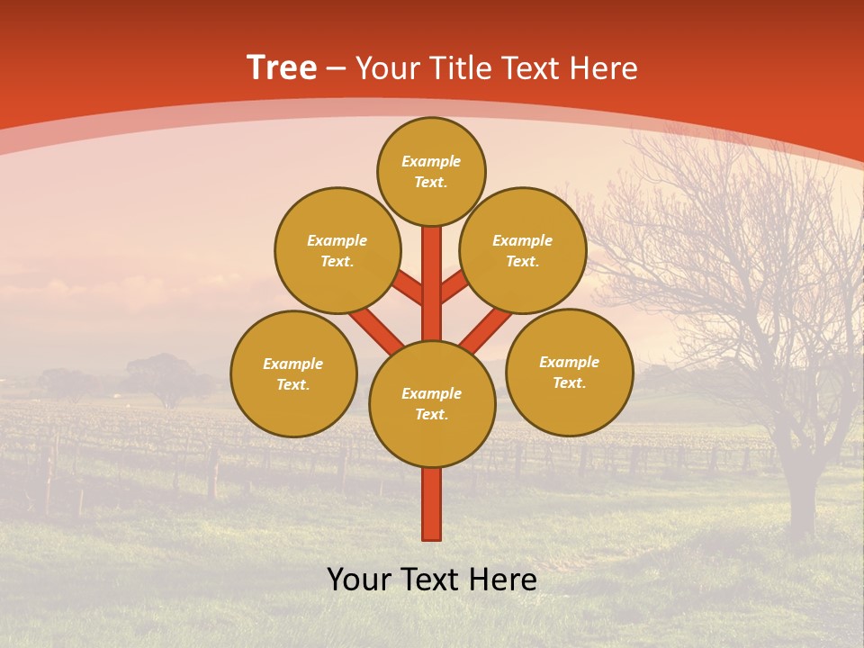 Field Chardonnay Travel PowerPoint Template
