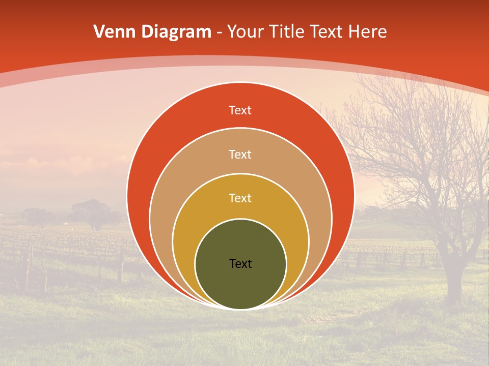 Field Chardonnay Travel PowerPoint Template