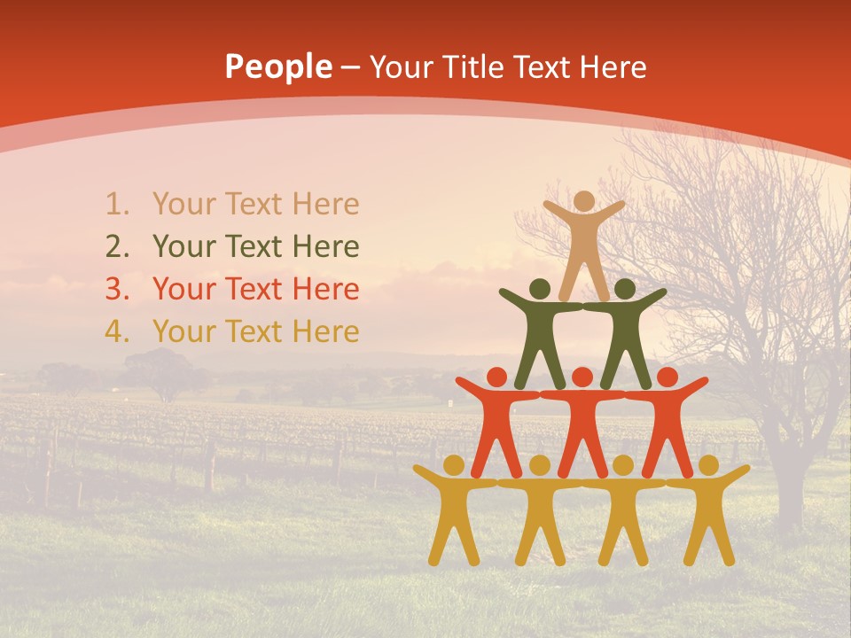 Field Chardonnay Travel PowerPoint Template