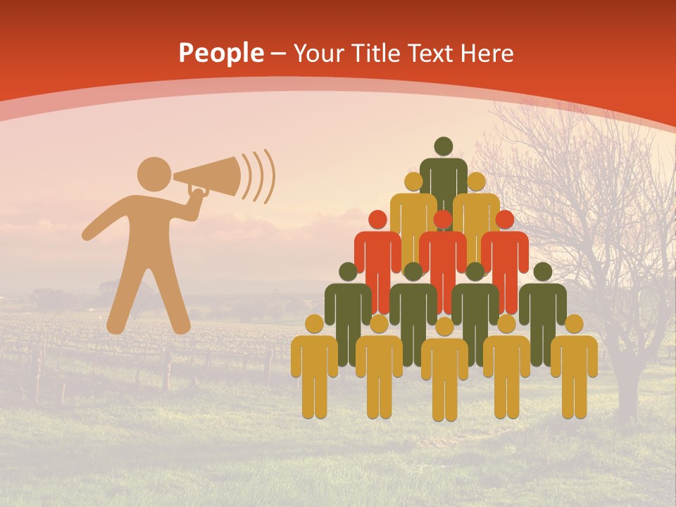 Field Chardonnay Travel PowerPoint Template