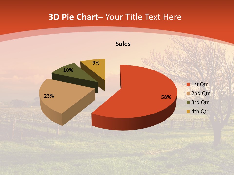 Field Chardonnay Travel PowerPoint Template