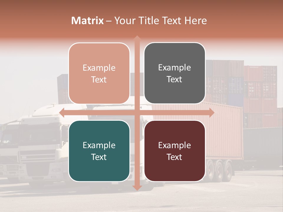 Transport Intermodal Logistic PowerPoint Template