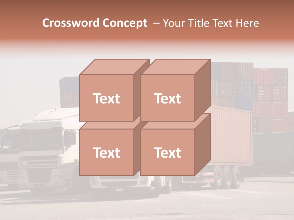 Transport Intermodal Logistic PowerPoint Template