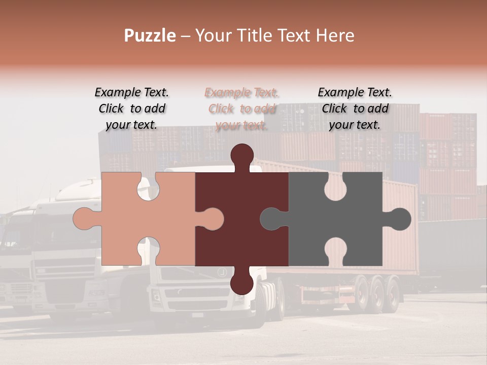 Transport Intermodal Logistic PowerPoint Template