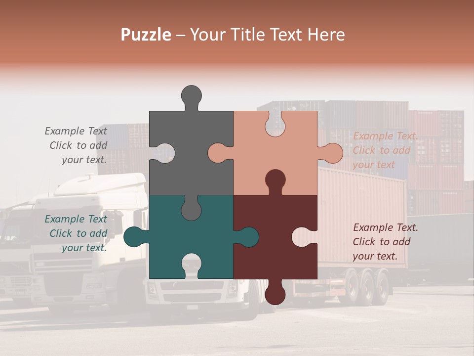 Transport Intermodal Logistic PowerPoint Template