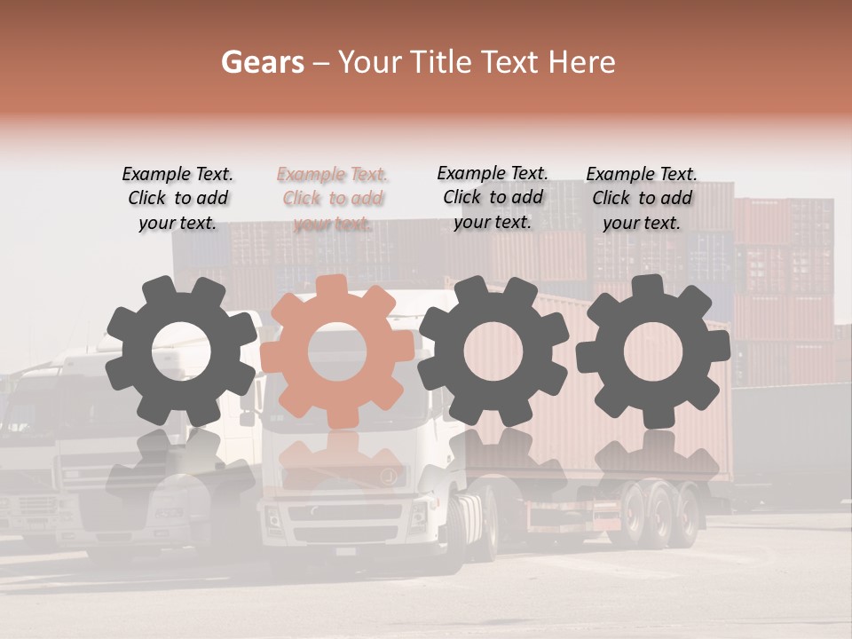 Transport Intermodal Logistic PowerPoint Template