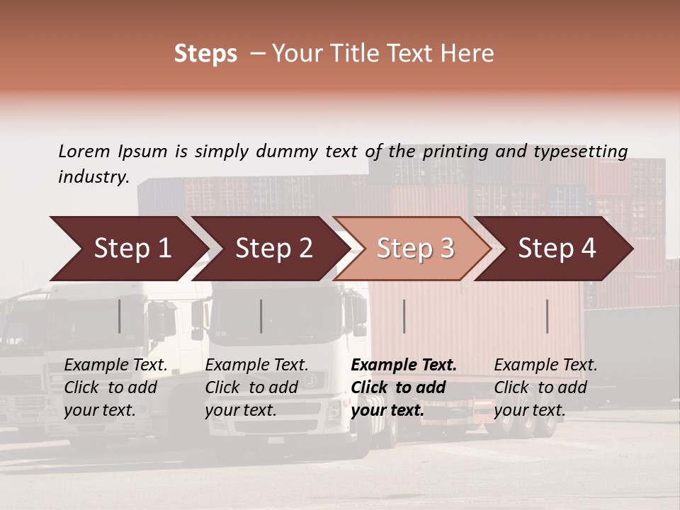 Transport Intermodal Logistic PowerPoint Template