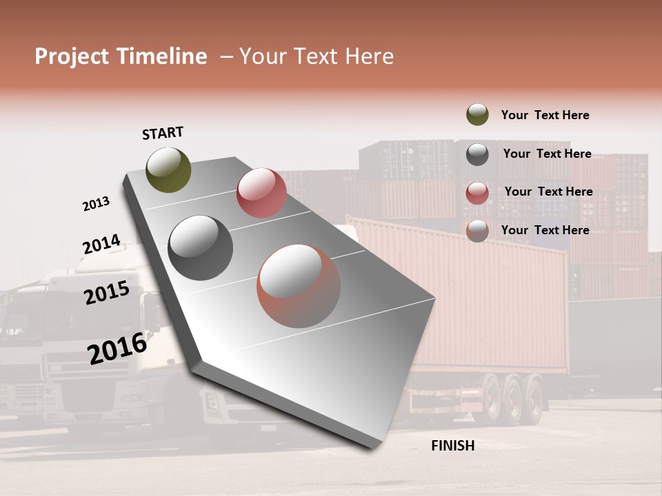 Transport Intermodal Logistic PowerPoint Template
