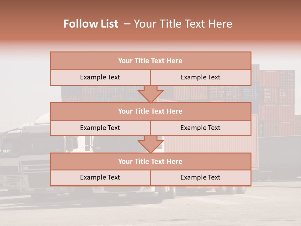 Transport Intermodal Logistic PowerPoint Template