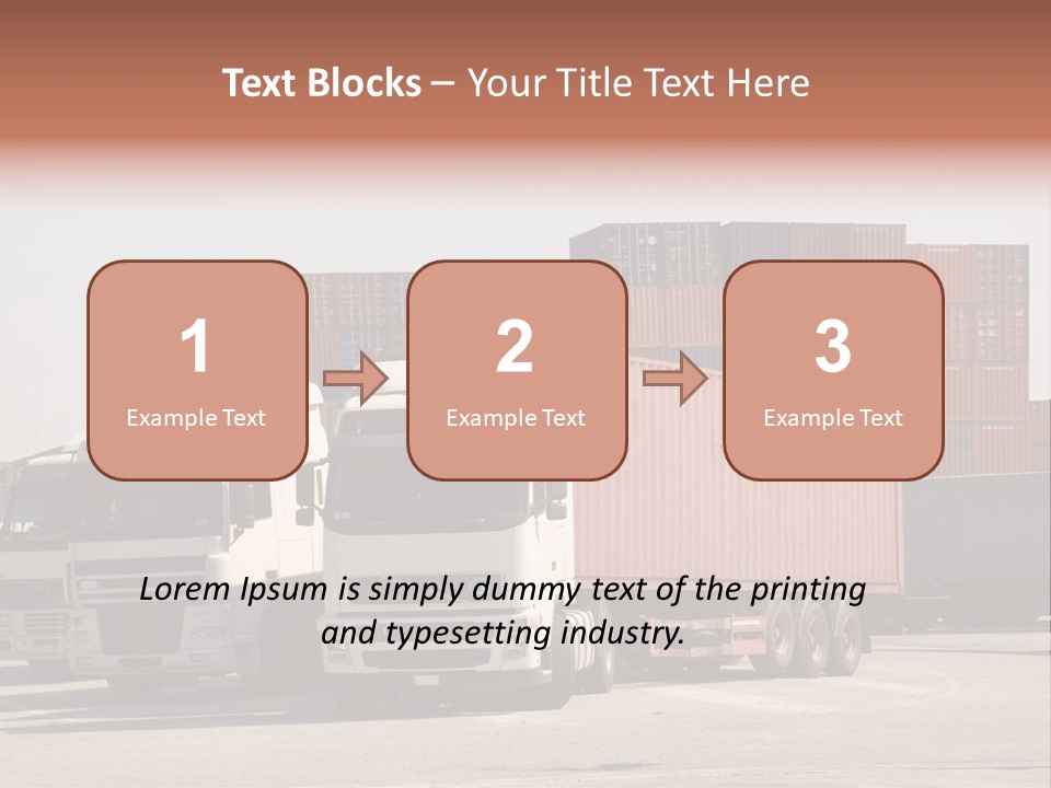 Transport Intermodal Logistic PowerPoint Template