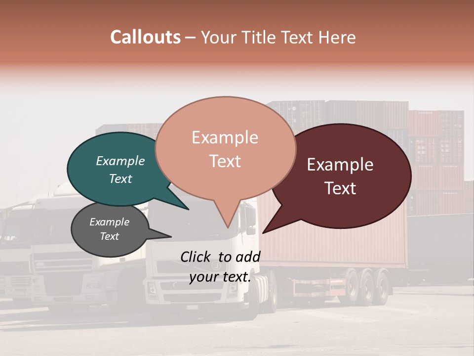 Transport Intermodal Logistic PowerPoint Template