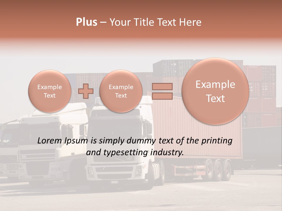 Transport Intermodal Logistic PowerPoint Template