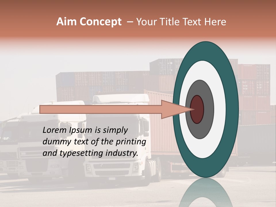 Transport Intermodal Logistic PowerPoint Template