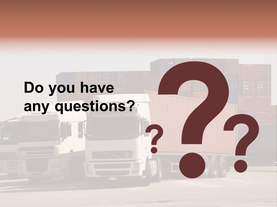 Transport Intermodal Logistic PowerPoint Template