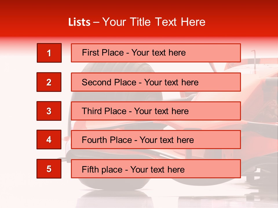 Grand Competition Danger PowerPoint Template