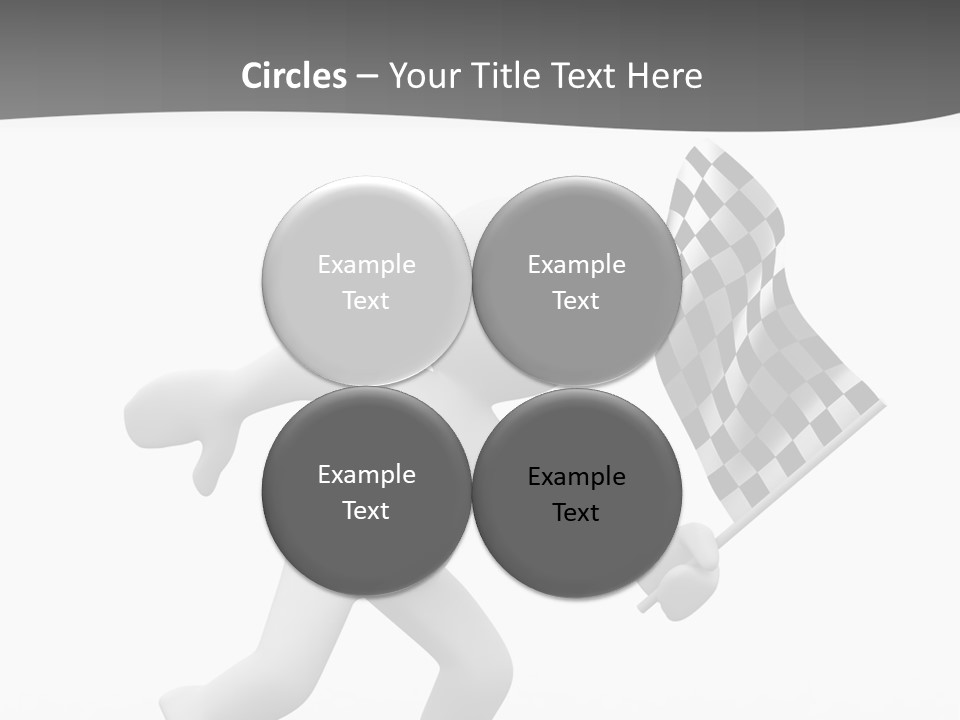 Checker Bike Last PowerPoint Template