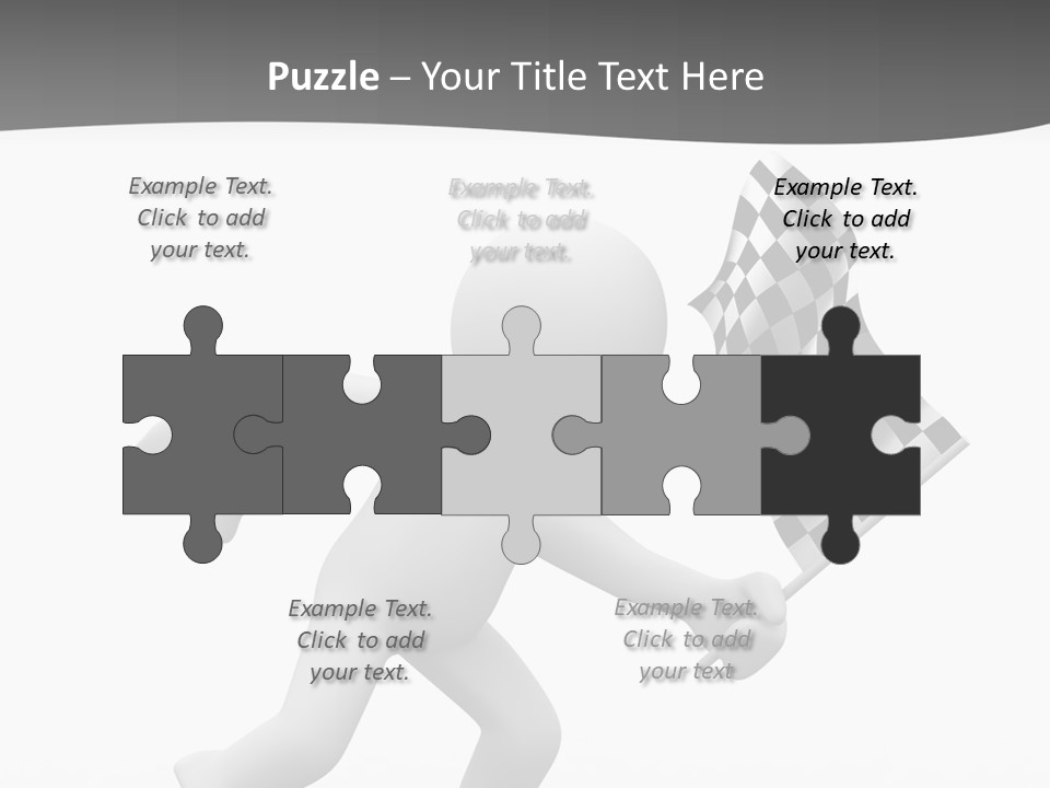 Checker Bike Last PowerPoint Template