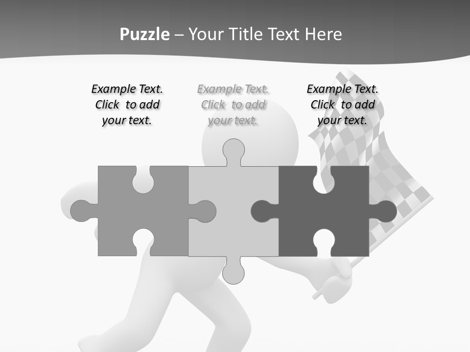 Checker Bike Last PowerPoint Template