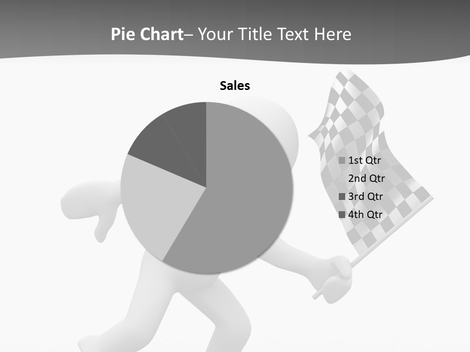 Checker Bike Last PowerPoint Template