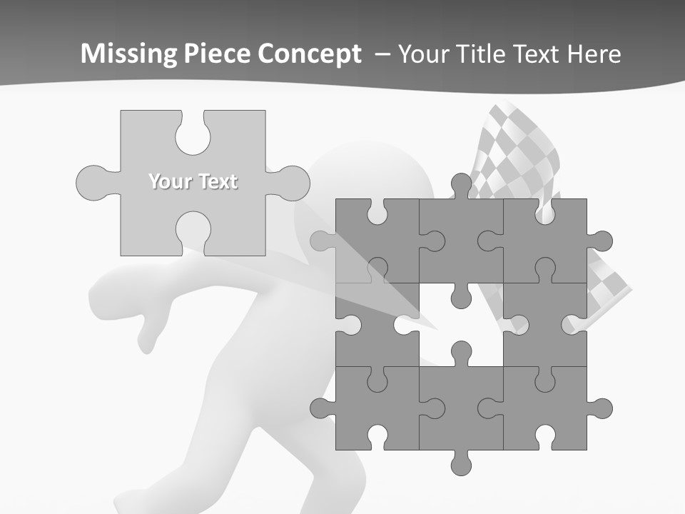 Checker Bike Last PowerPoint Template