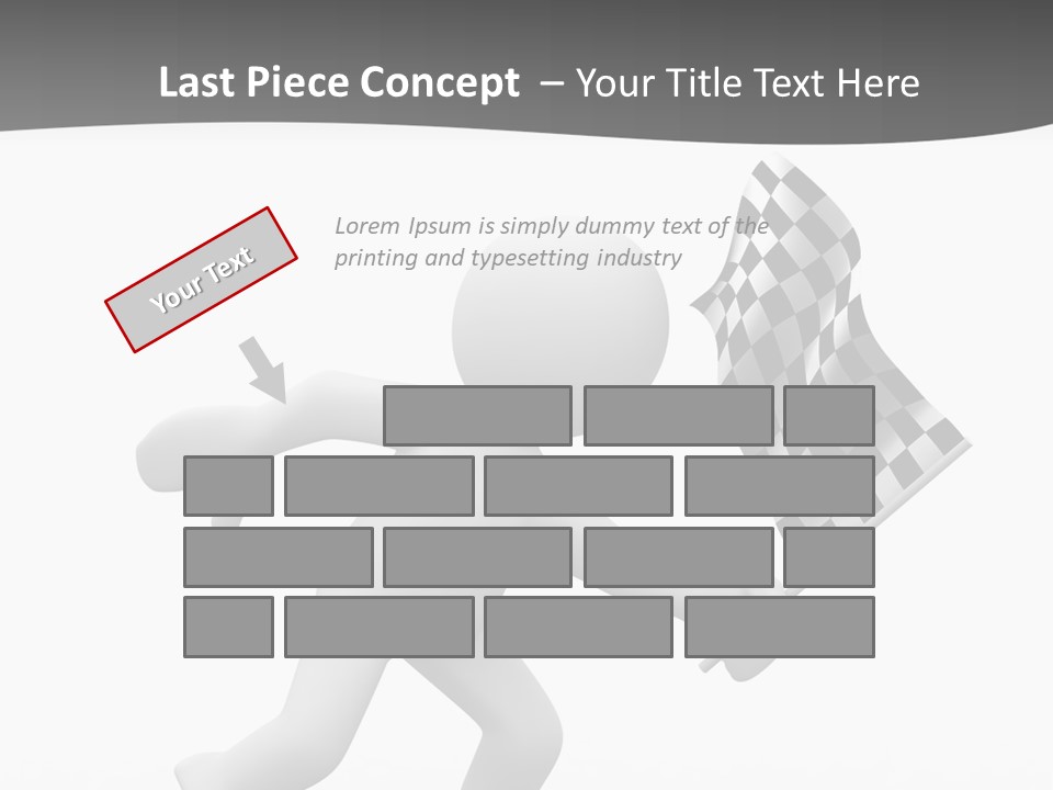 Checker Bike Last PowerPoint Template