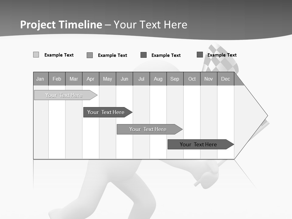 Checker Bike Last PowerPoint Template