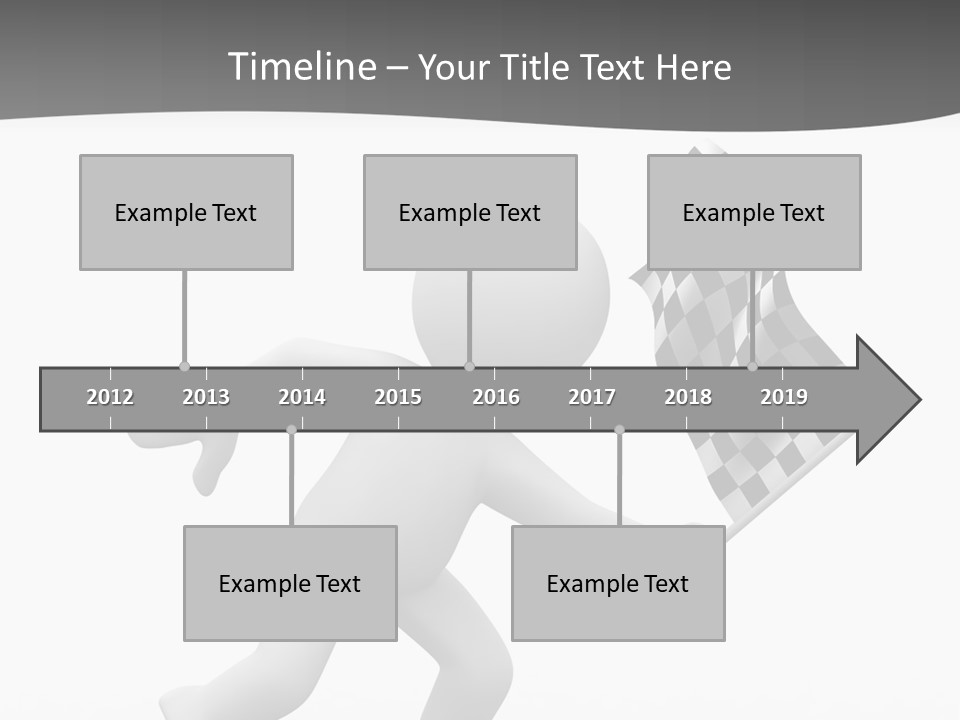 Checker Bike Last PowerPoint Template