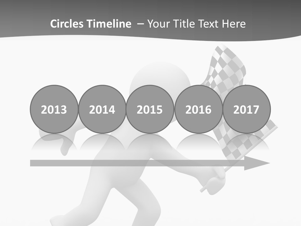 Checker Bike Last PowerPoint Template