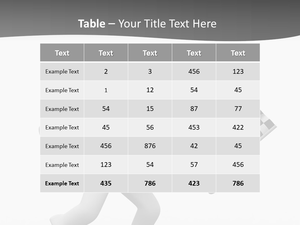 Checker Bike Last PowerPoint Template