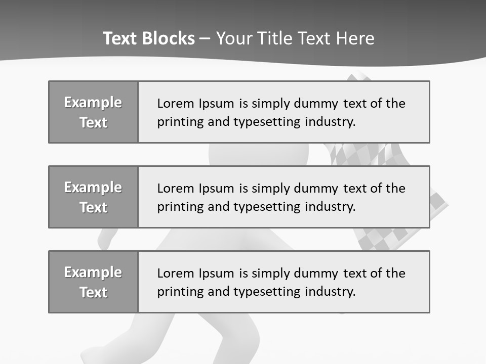 Checker Bike Last PowerPoint Template