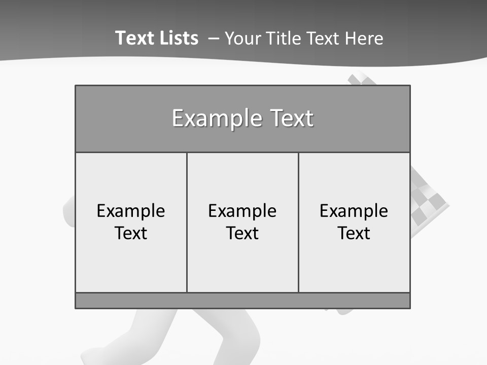 Checker Bike Last PowerPoint Template