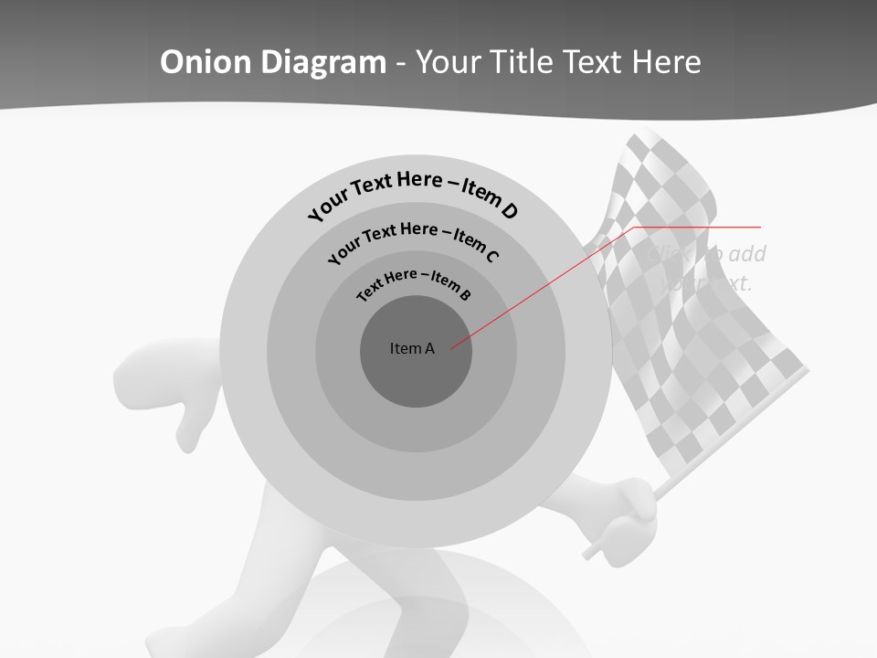 Checker Bike Last PowerPoint Template