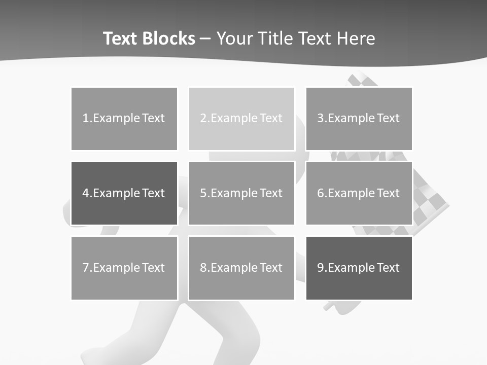 Checker Bike Last PowerPoint Template