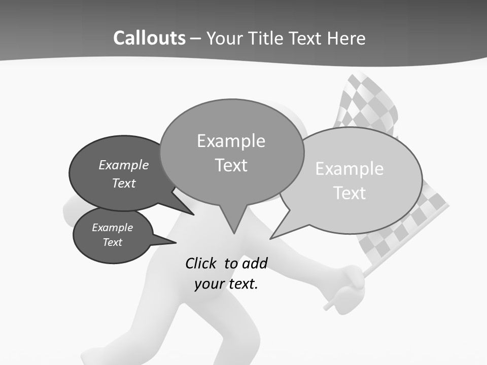 Checker Bike Last PowerPoint Template