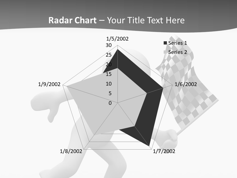Checker Bike Last PowerPoint Template