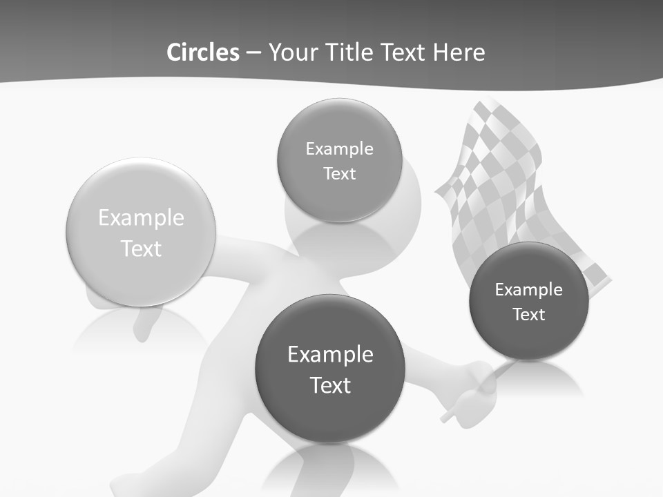 Checker Bike Last PowerPoint Template