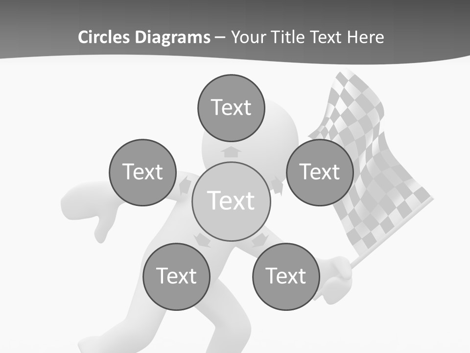 Checker Bike Last PowerPoint Template