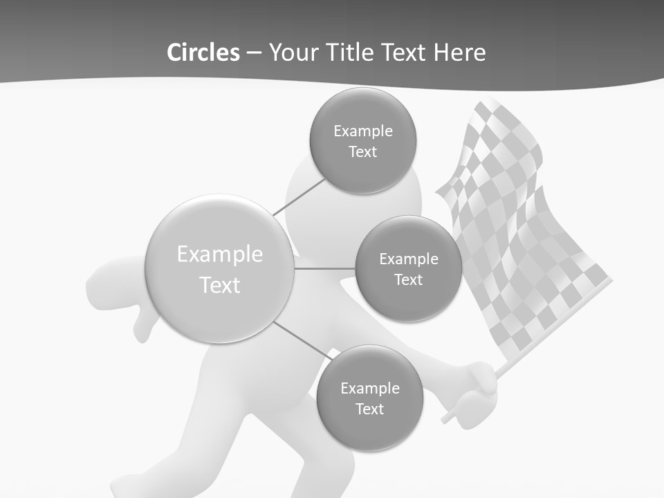 Checker Bike Last PowerPoint Template