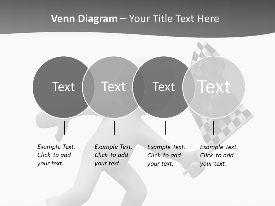 Checker Bike Last PowerPoint Template