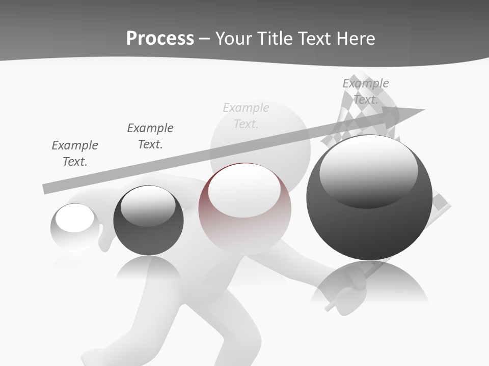Checker Bike Last PowerPoint Template