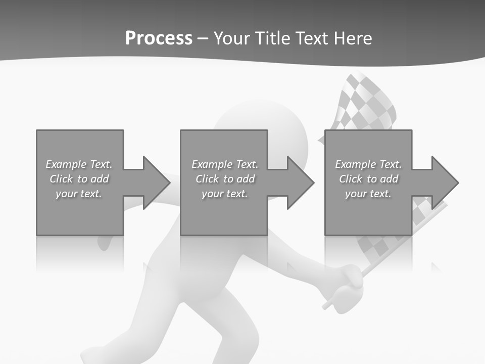 Checker Bike Last PowerPoint Template