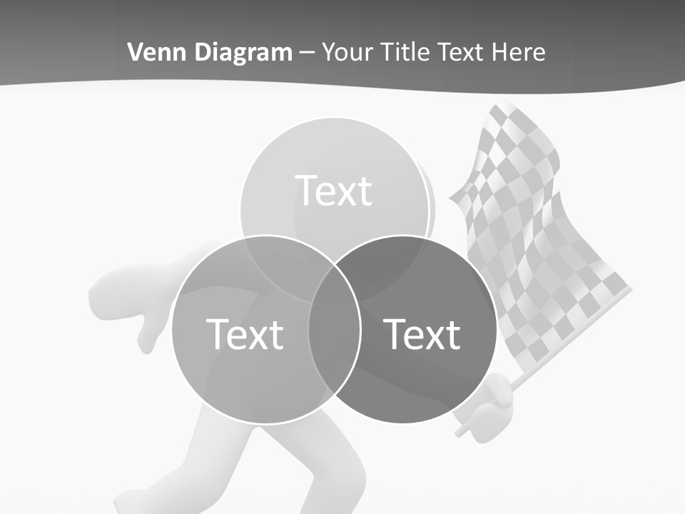 Checker Bike Last PowerPoint Template