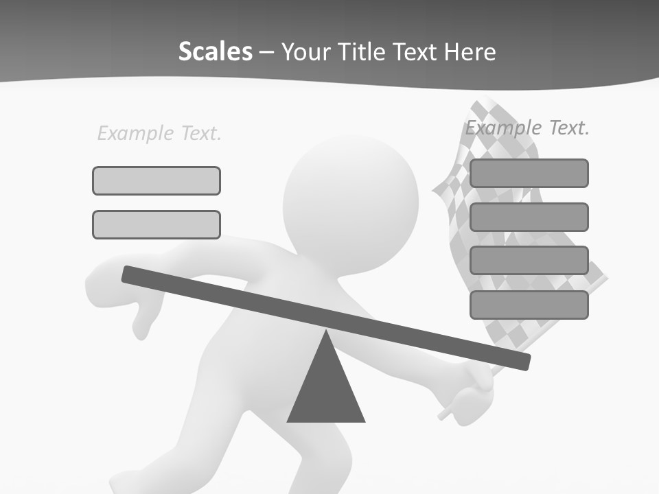 Checker Bike Last PowerPoint Template