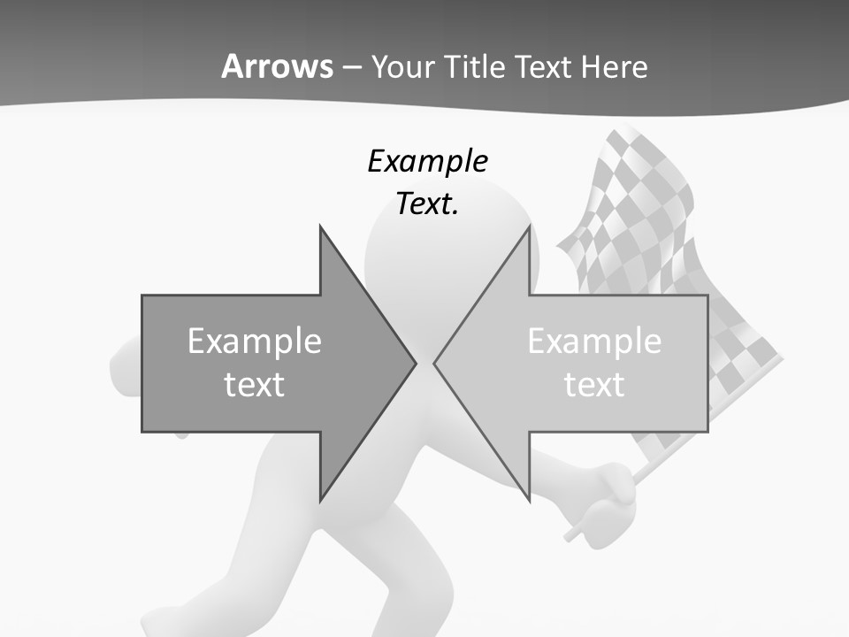Checker Bike Last PowerPoint Template