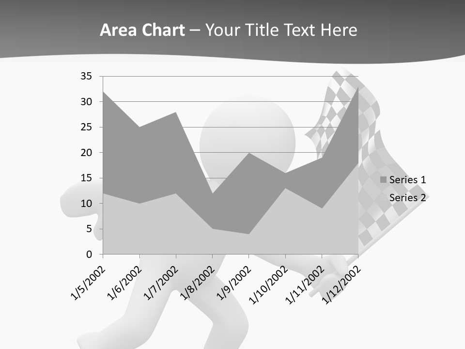 Checker Bike Last PowerPoint Template