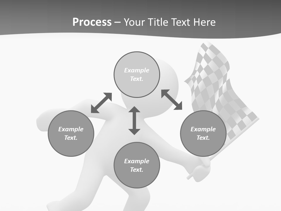 Checker Bike Last PowerPoint Template