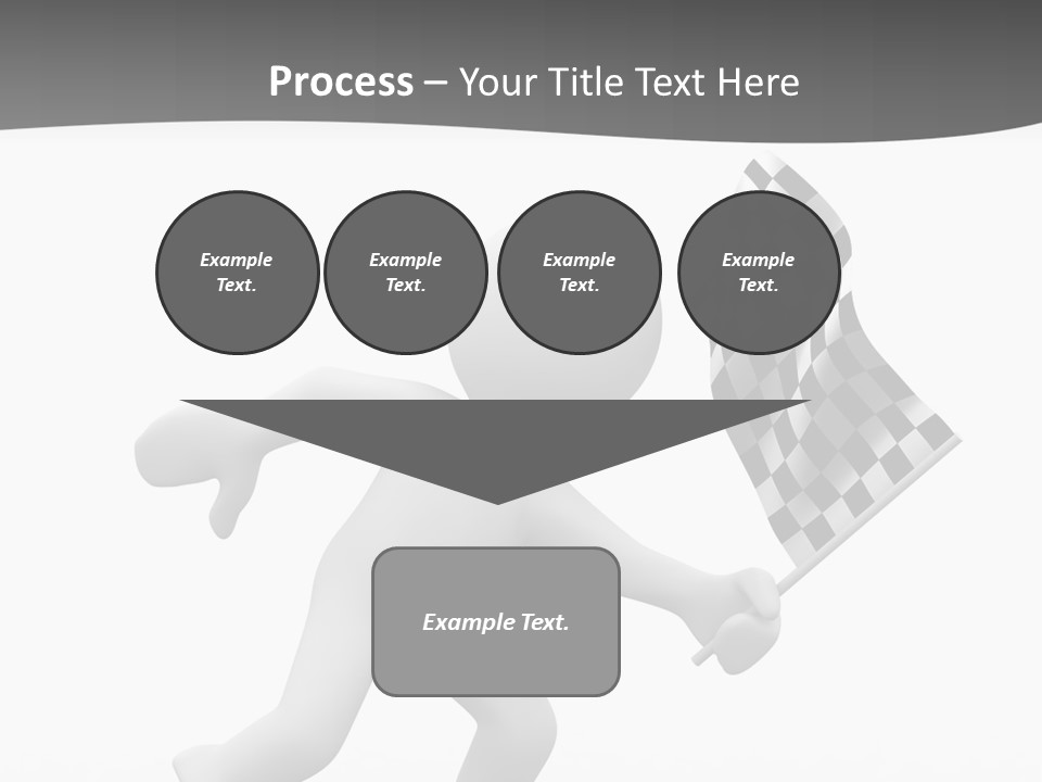 Checker Bike Last PowerPoint Template