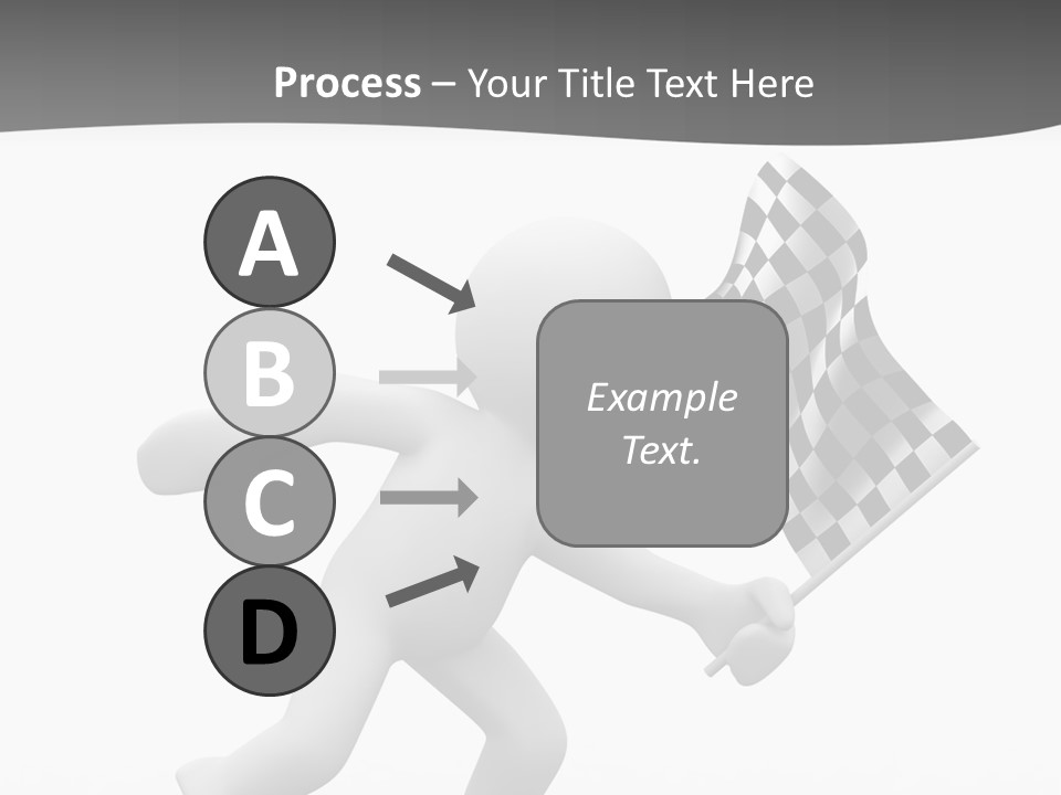 Checker Bike Last PowerPoint Template